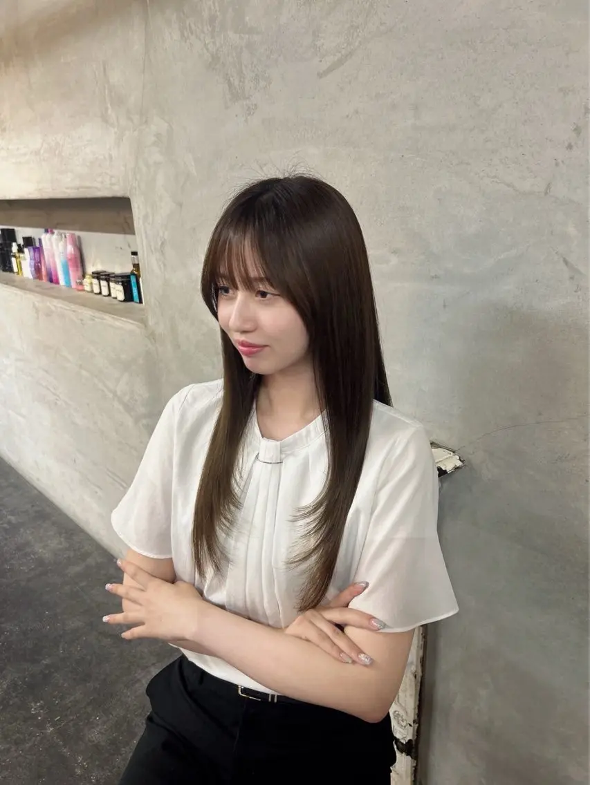 ロング レイヤーカット set-up 中庄 manaka 🩰のヘアスタイル