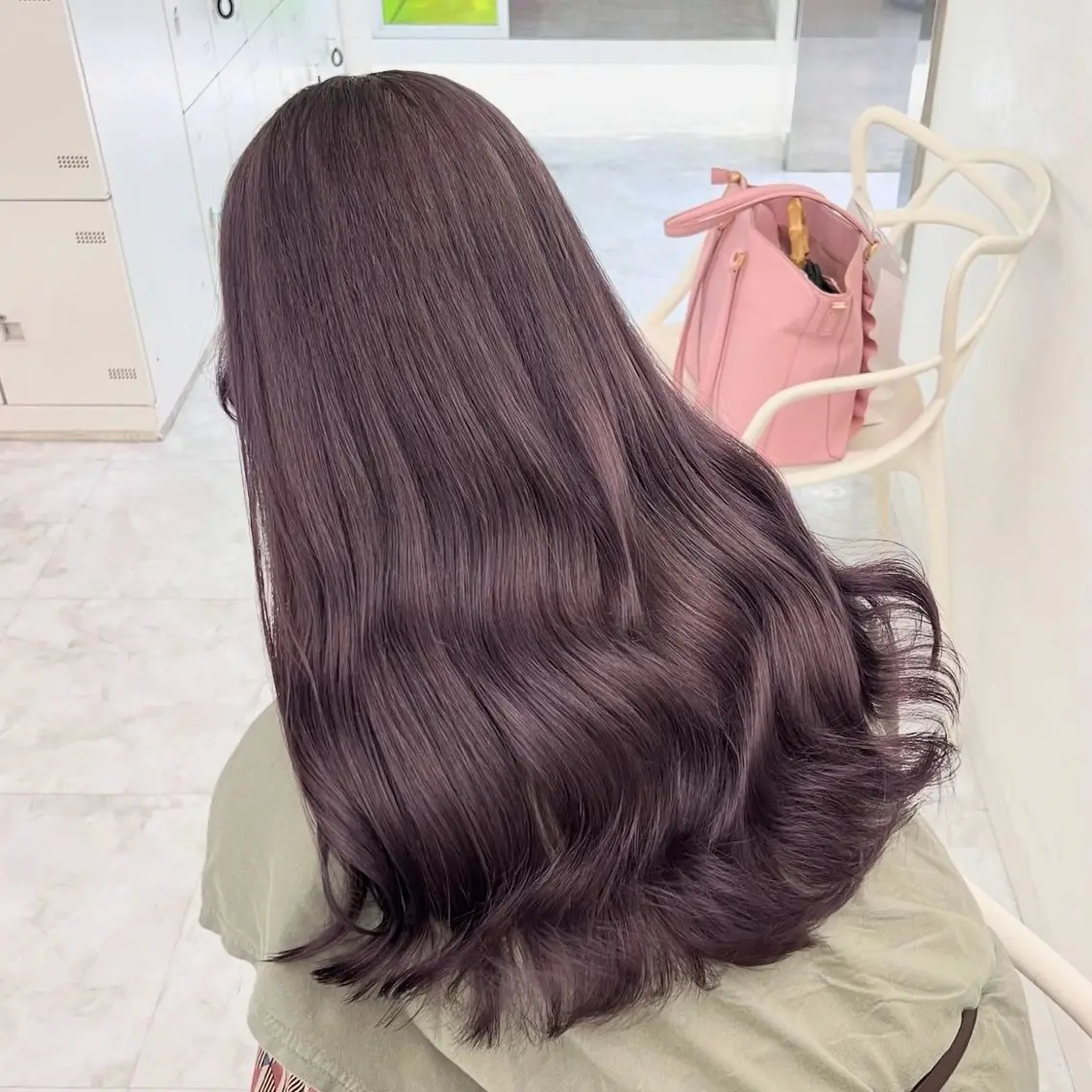 ミディアム カラー 🎀🧁ダメージレス 艶髪カラー🧁🎀のヘアスタイル