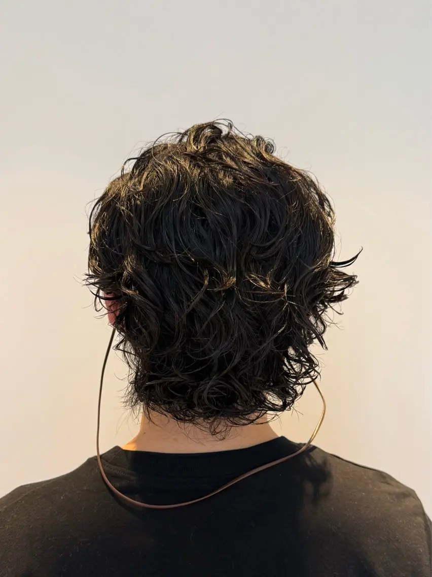 ショート パーマ カット パーマ 福永 縁のヘアスタイル