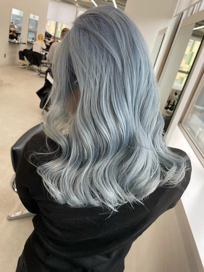 カラー ブリーチ 透明感カラー ハイトーンカラー ヘアカラー ブリーチ/ハイトーン 名古屋栄 リカのヘアスタイル