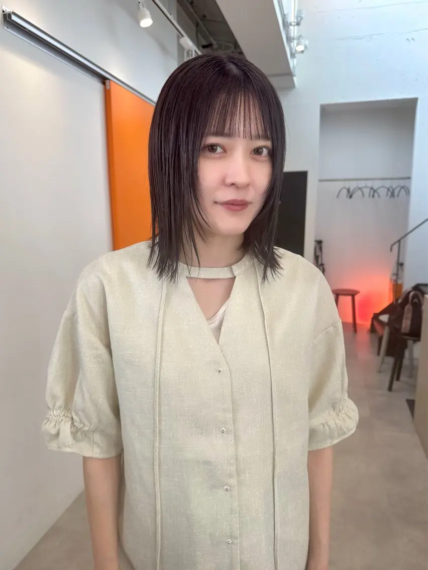 カラー＋カットモデル(3cm以上カット)の写真