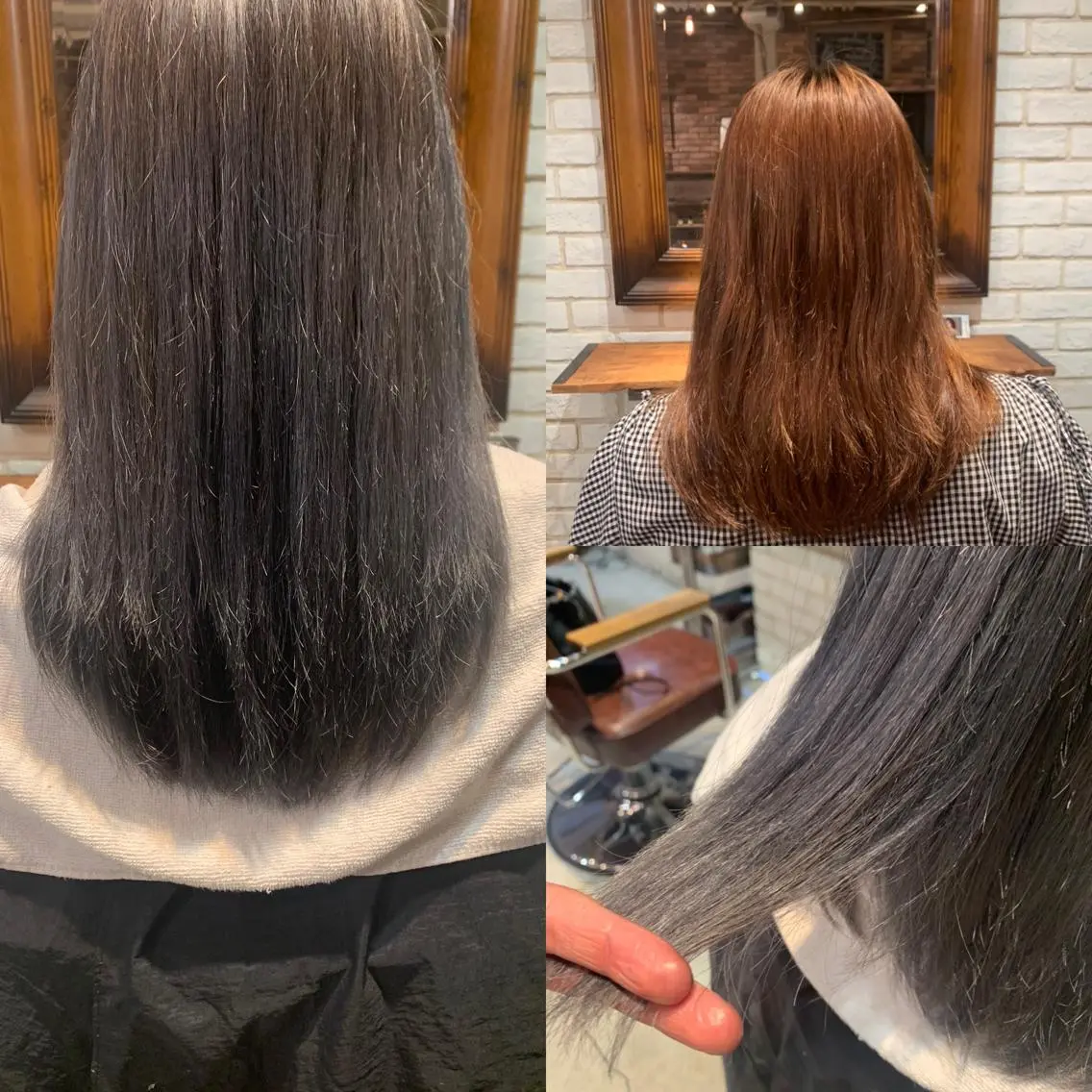 セミロング カラー ブリーチ ケアブリーチ グレージュ ハイトーンカラー ハイトーングレージュ 毛谷 嘉明/ブリーチカラーのヘアスタイル