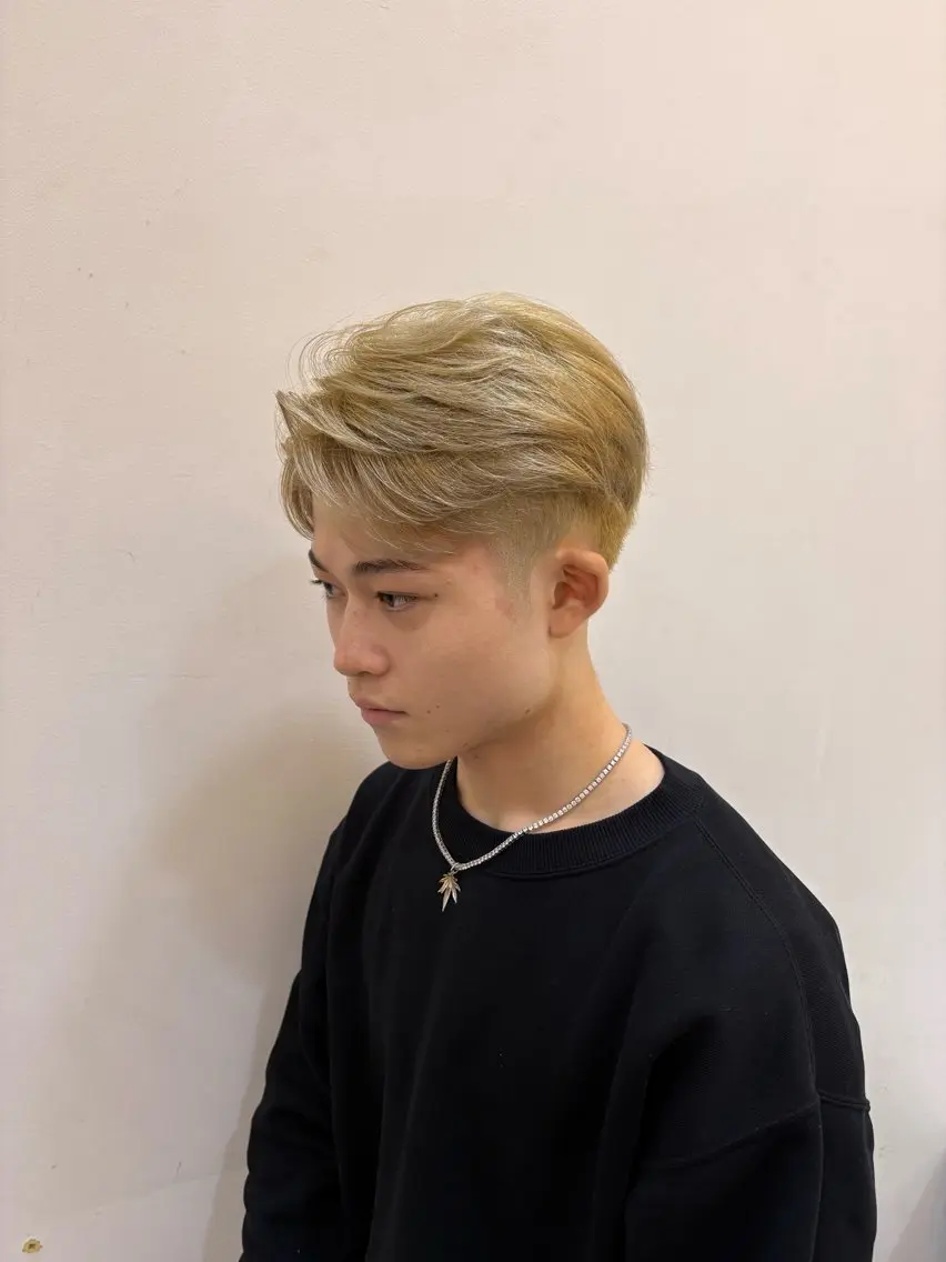ショート パーマ 相模大野メンズ パーマ 仁翔のヘアスタイル