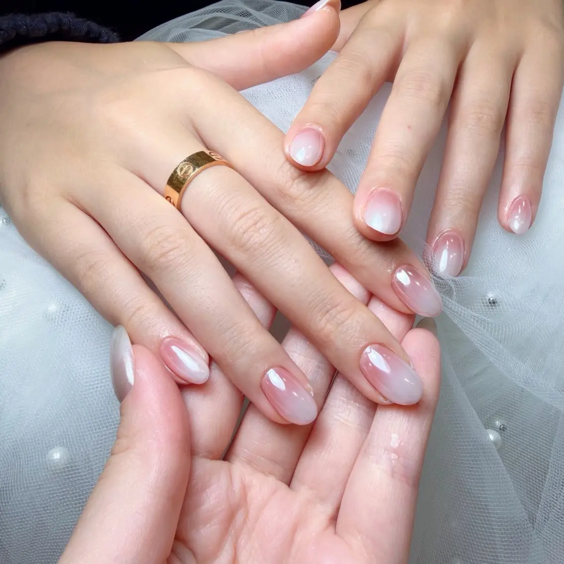 ネイル 韓国ネイル ミラーネイル オフィスネイル シンプルネイル ワンホンネイル ハンドネイル Wilu nail 二子玉川店のネイルデザイン