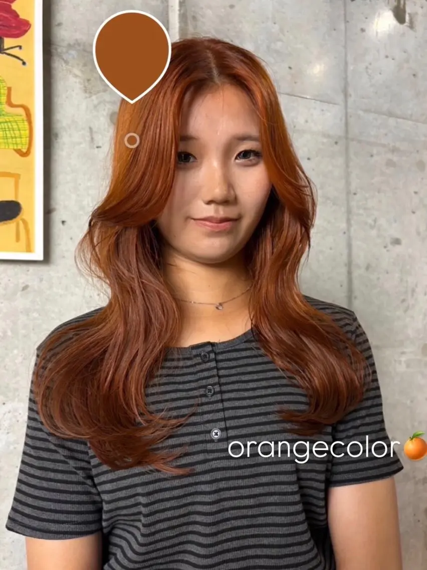 カラー ダブルカラー 村上 心菜のヘアスタイル