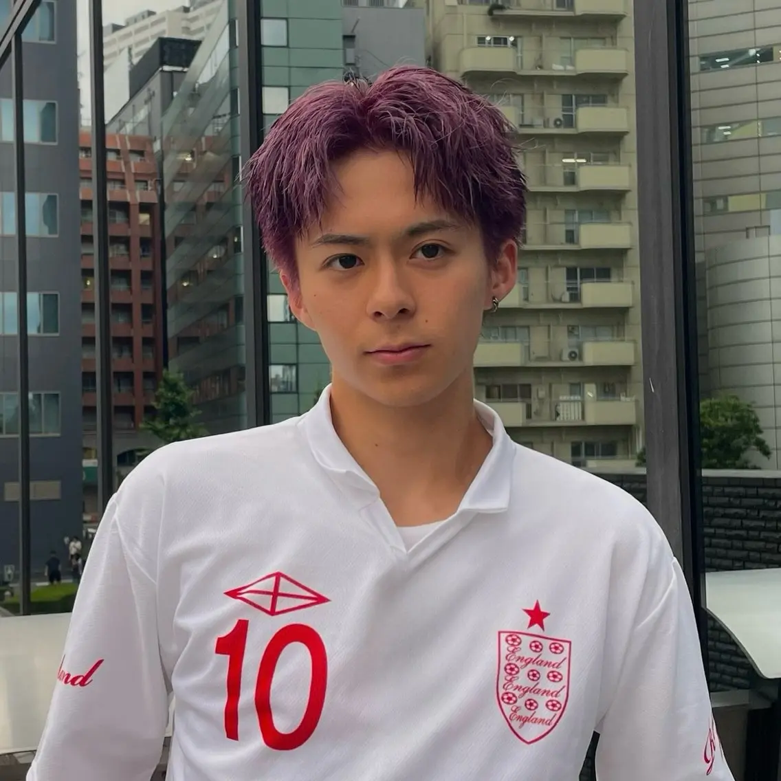 カラー メンズ メンズブリーチ メンズハイトーン ブリーチ ハイトーンカラー ラベンダーカラー しょう/ハイトーン /透明感カラー🍃のヘアスタイル