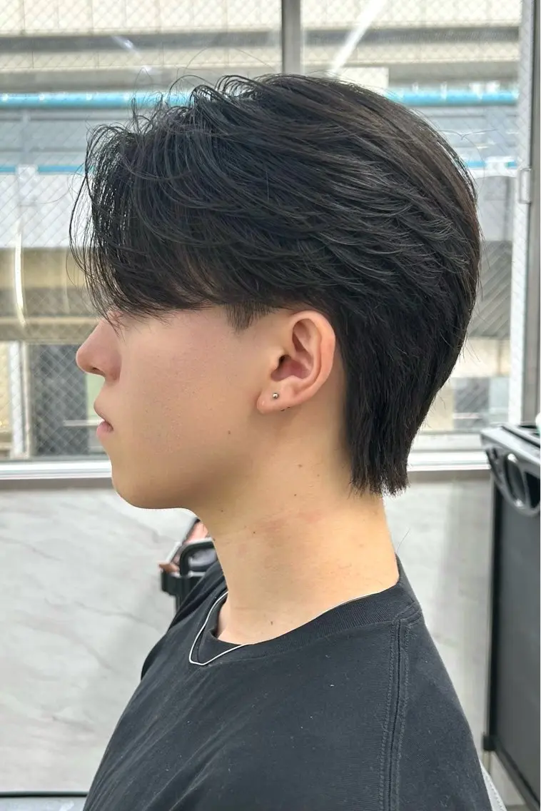 ショート パーマ メンズ カット ヘアセット メンズスタイリスト 前田雄輝のヘアスタイル