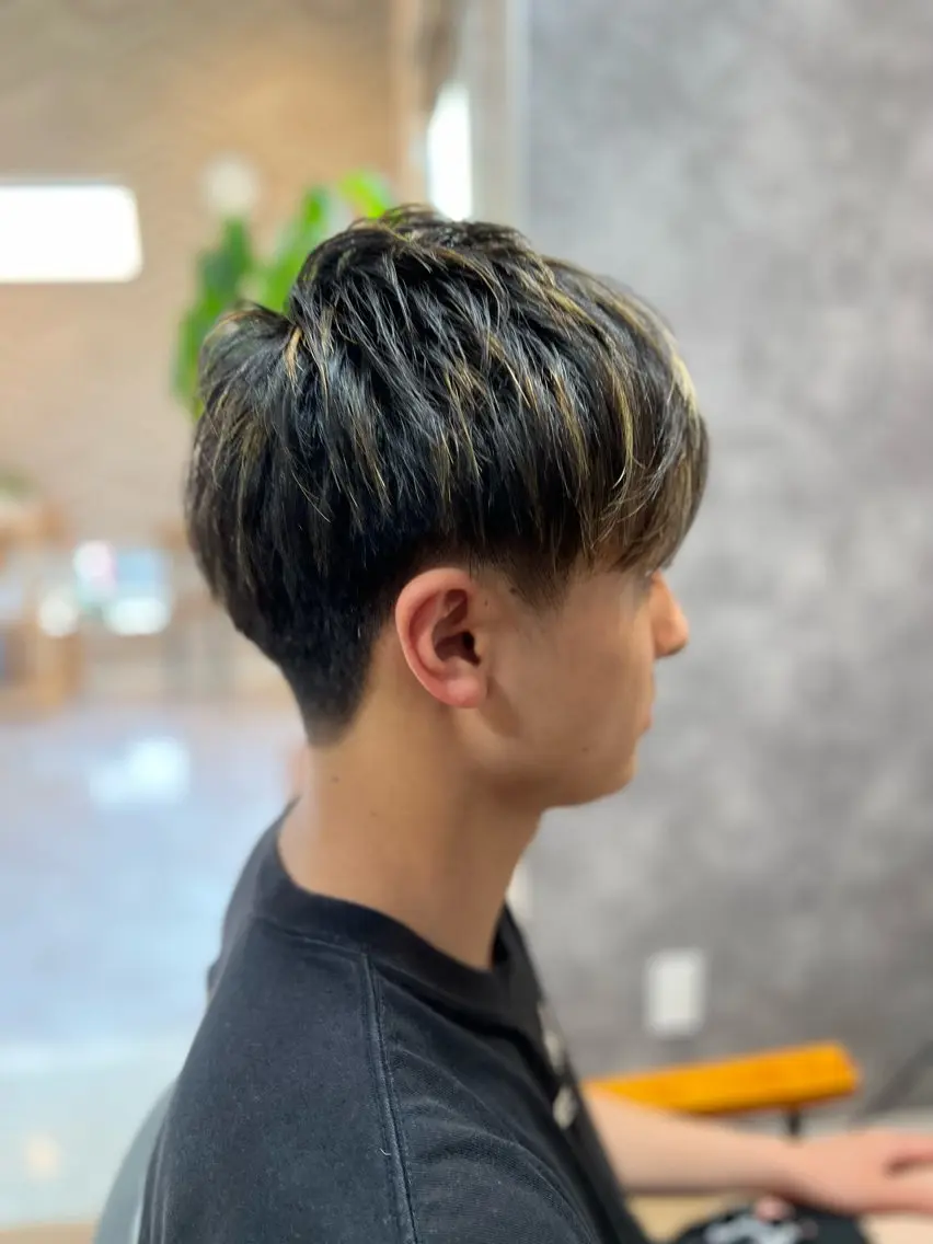 メンズ カット ヘアカラー 竹原 徹のヘアスタイル