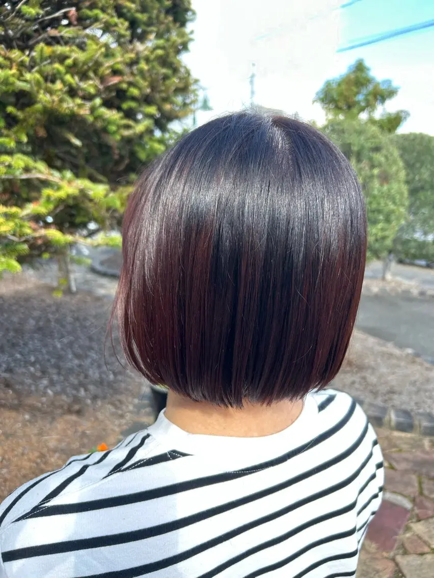 ミディアム ヘアカラー ヘアルームflat・ Rena🌼ྀིのヘアスタイル