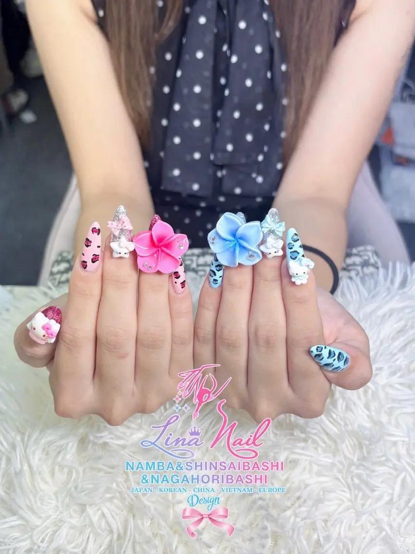ネイル 持ち込み ハンドネイル Linanail Nambaのネイルデザイン