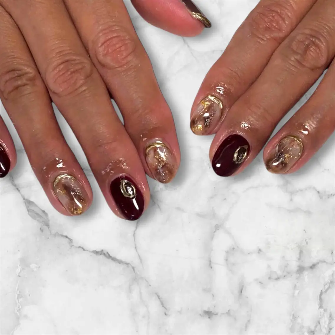 ネイル 持ち込み ハンドネイル i'm nailのネイルデザイン