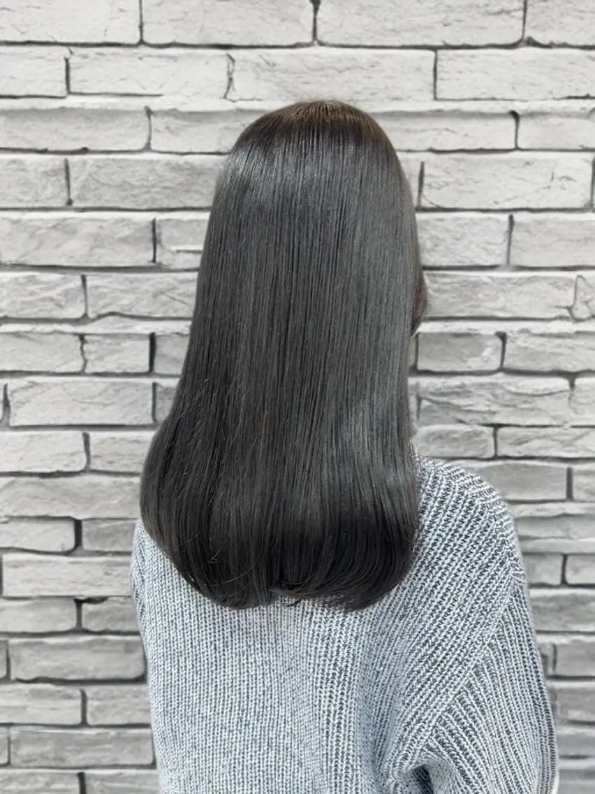 ロング カット ヘアカラー トリートメント 髪質改善×レイヤー 高嶋のヘアスタイル