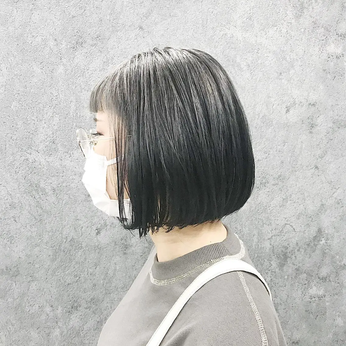 ミディアム カット ヘアカラー トリートメント 所渉/韓国レイヤー /ウルフカットのヘアスタイル