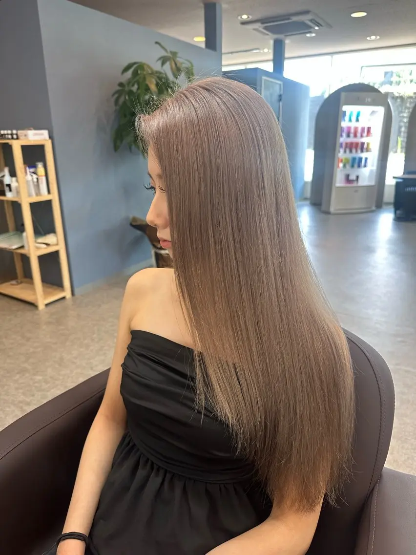 ロング ヘアカラー トリートメント 【permille. pipi】  maoのヘアスタイル