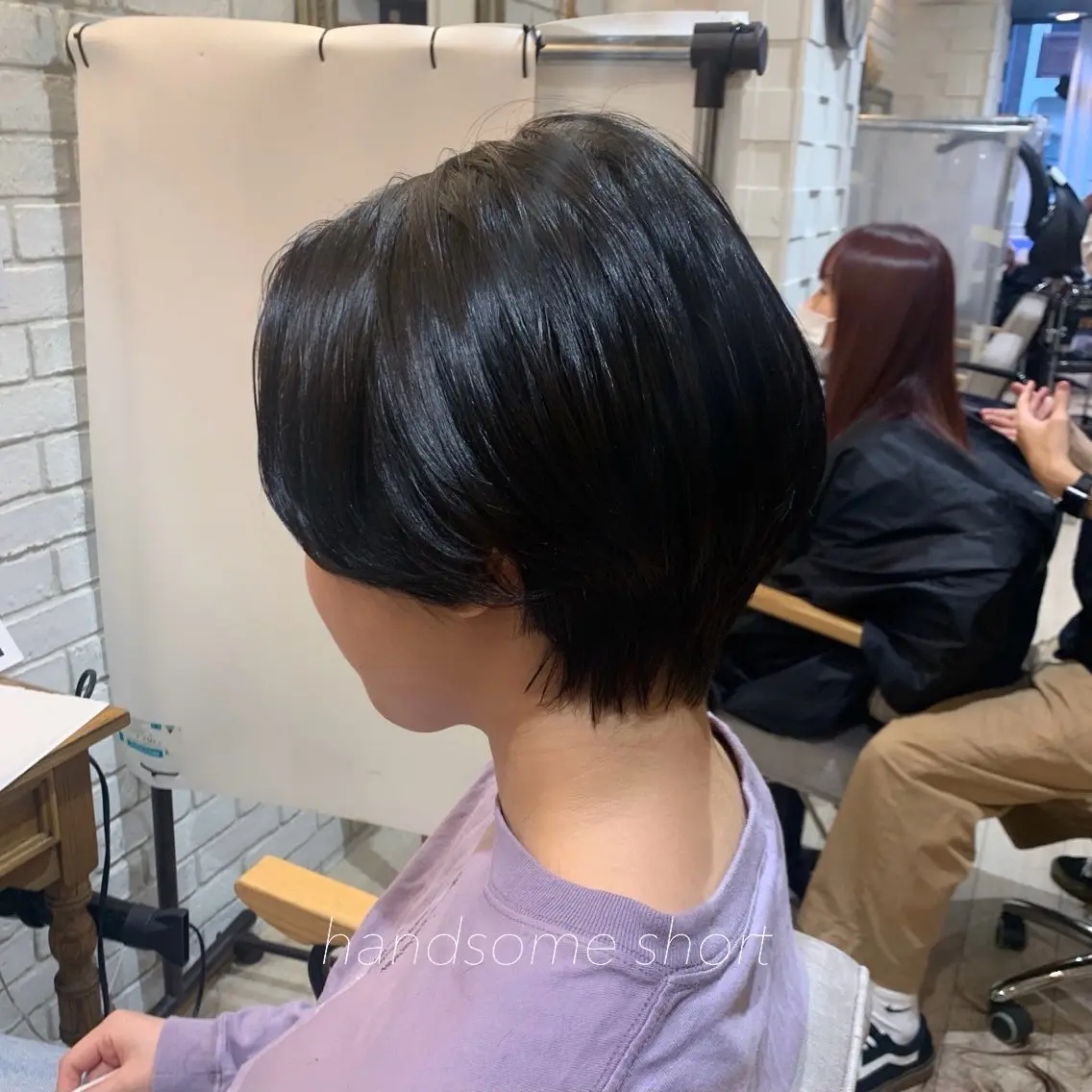 ショート カラー ハンサムショート ショートヘア 似合わせカット得意 💛RENA💛のヘアスタイル