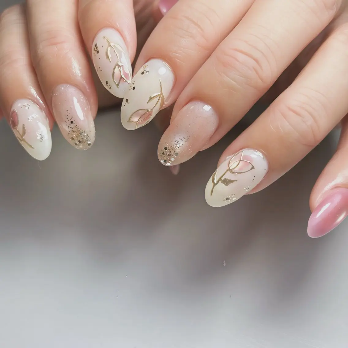 ネイル フットネイル マグネットネイル ニュアンスネイル シンプルネイル ブライダルネイル ハンドネイル nail salon anoneのネイルデザイン