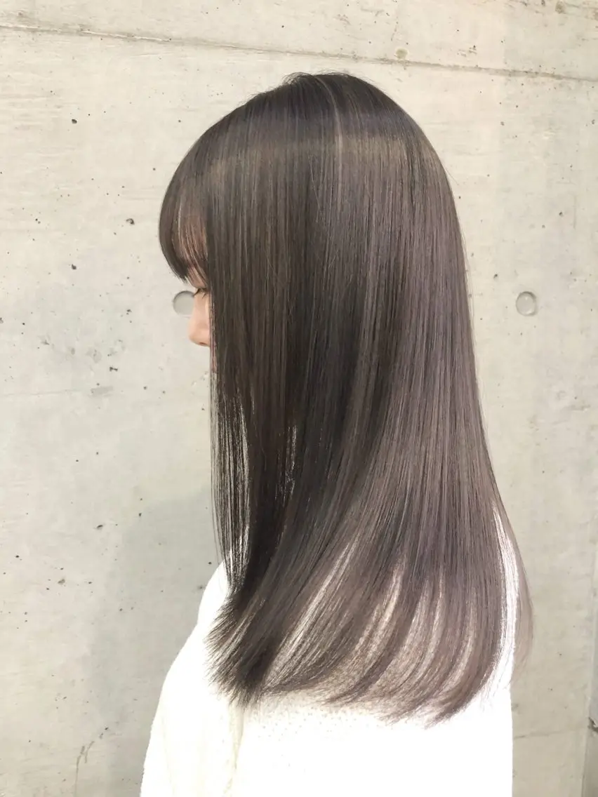 レディースロングカットの写真