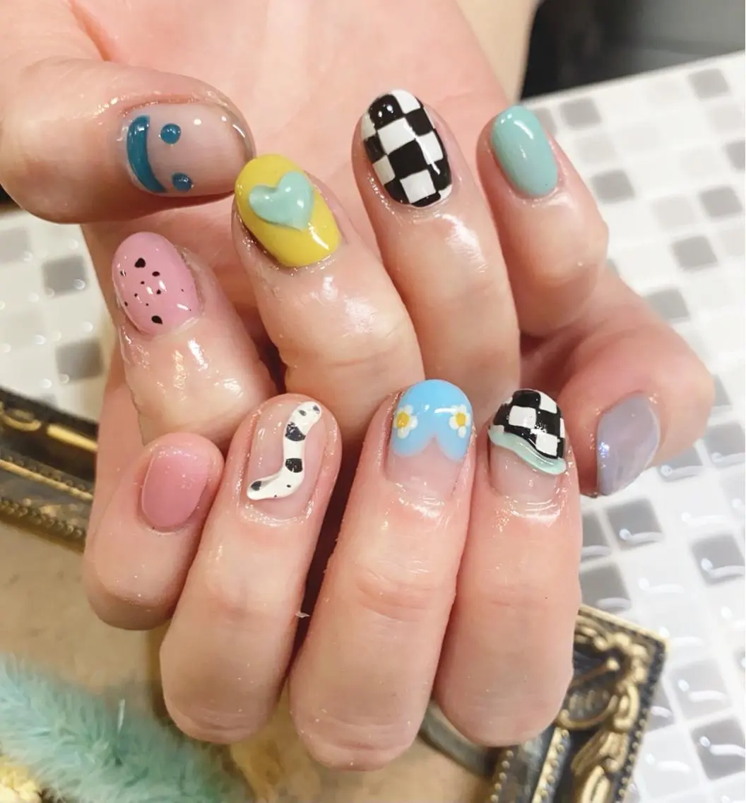 ネイル アートネイル nailist yuiのネイルデザイン