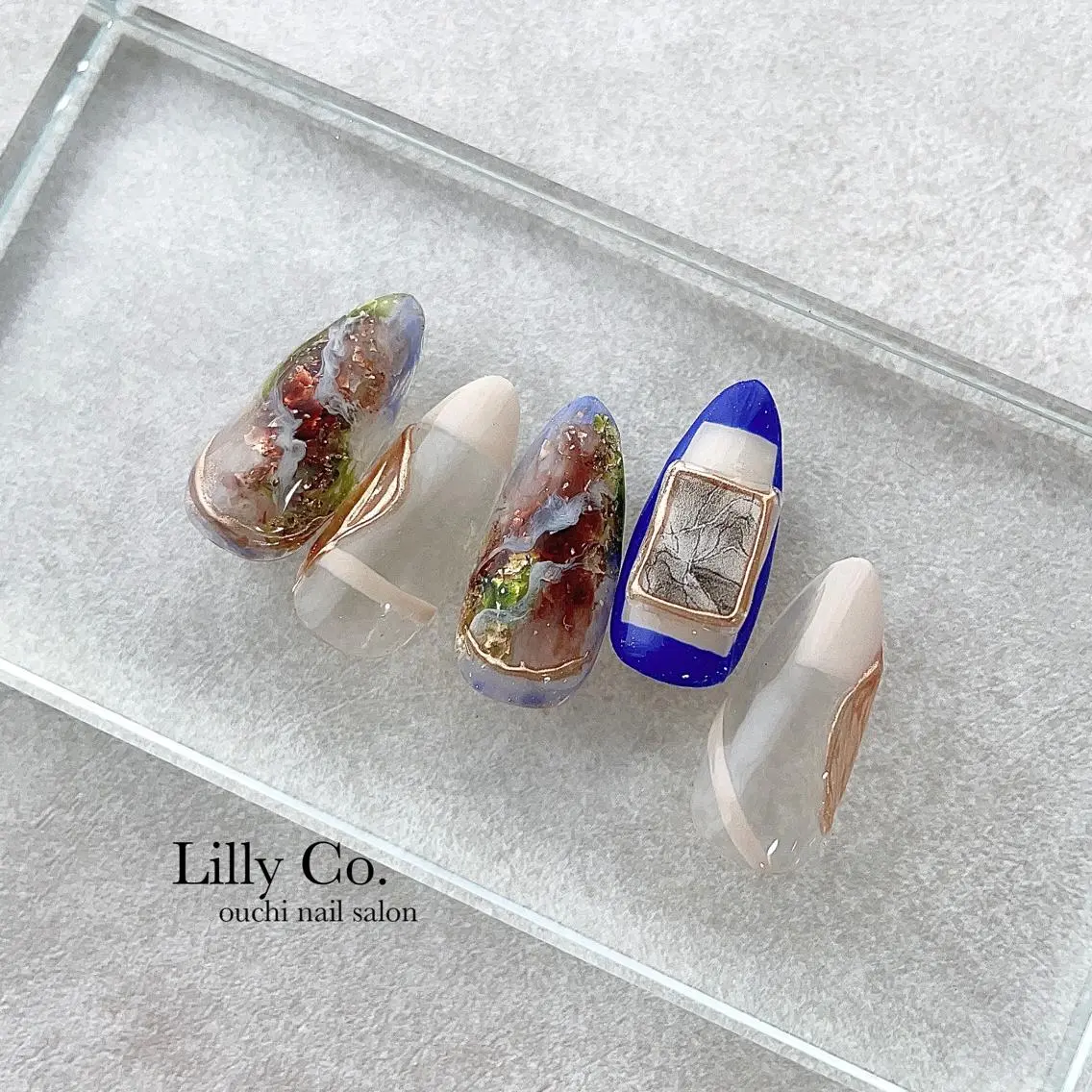 ネイル 卒業式 ニュアンスネイル ハンドネイル ハンドケア Lilly Co.のネイルデザイン