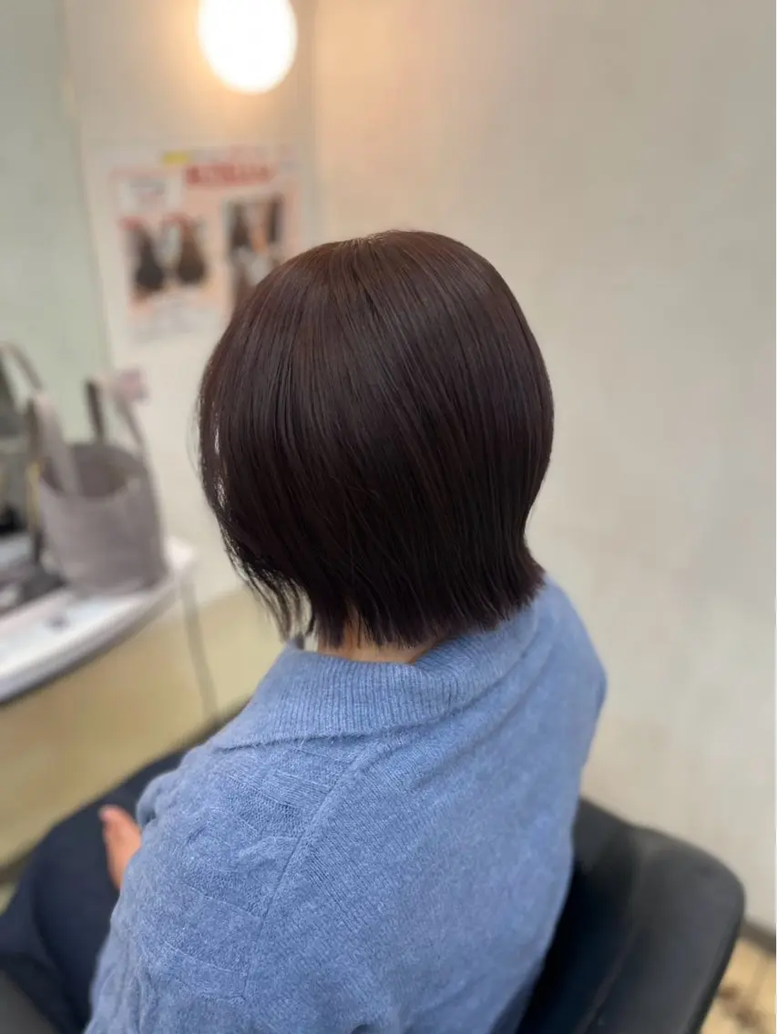 ミディアム ヘアカラー 川島 葉菜のヘアスタイル