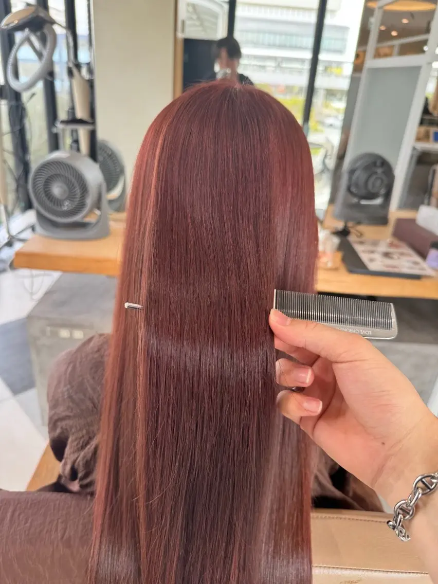 ロング カラー ヘアカラー トリートメント 野里 来希のヘアスタイル