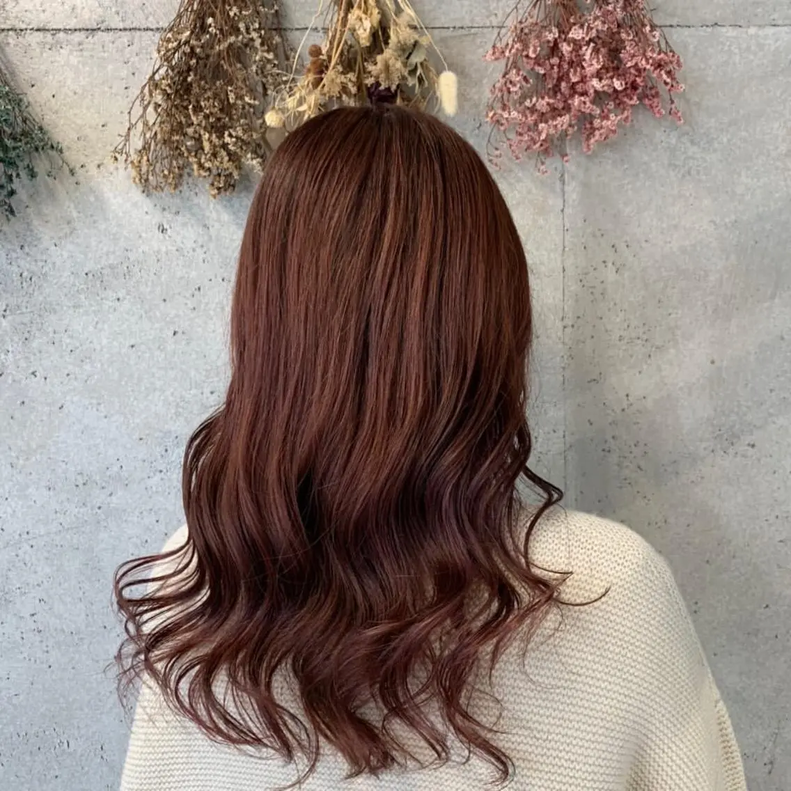 ロング カラー ブラウンカラー ピンクカラー ピンクブラウン wakana 【ブリーチカラー】のヘアスタイル