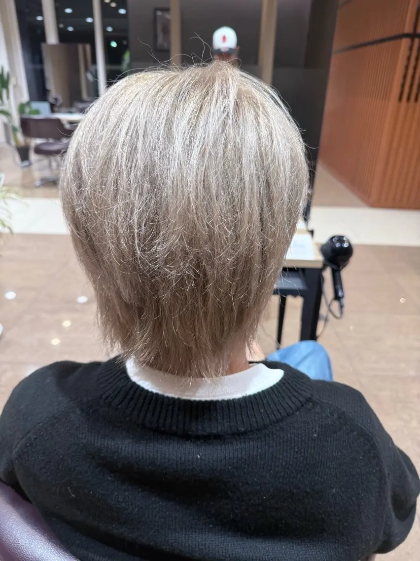 カラー メンズ ベージュカラー ヘアカラー Mika/ SOiL岡崎のヘアスタイル