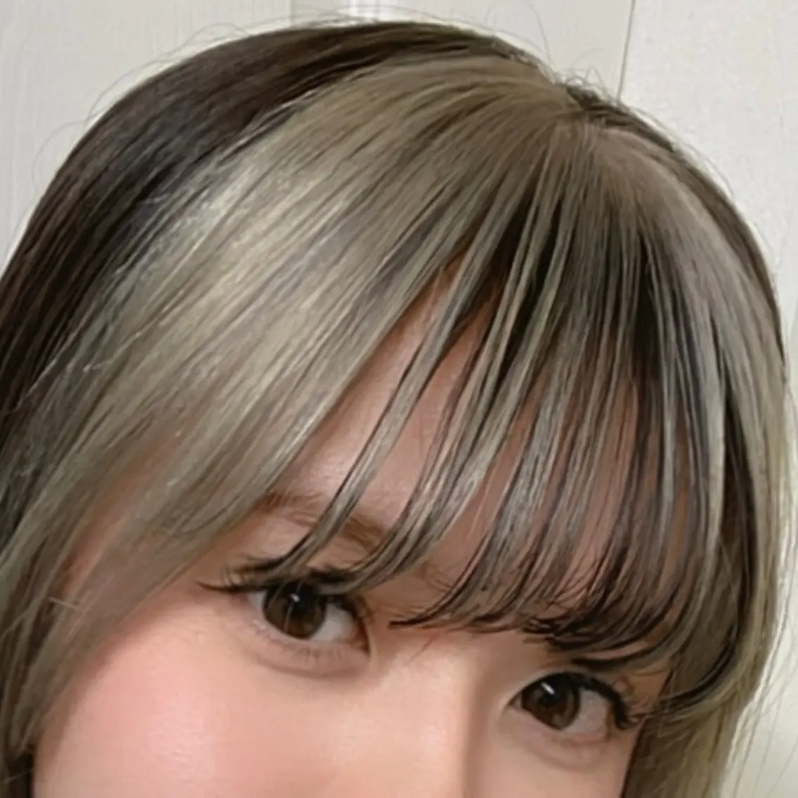 銀座：似合わせカラー オリーブ🫒アレンジのヘアスタイル