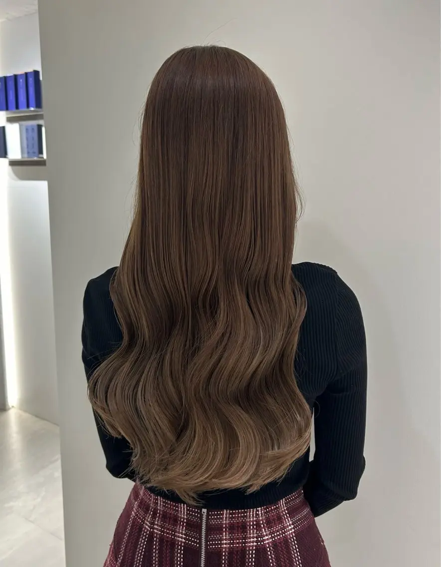 ロング カラー ヘアアレンジ 透明感カラー 飯田橋No.1髪質 改善縮毛矯正/ユキナのヘアスタイル