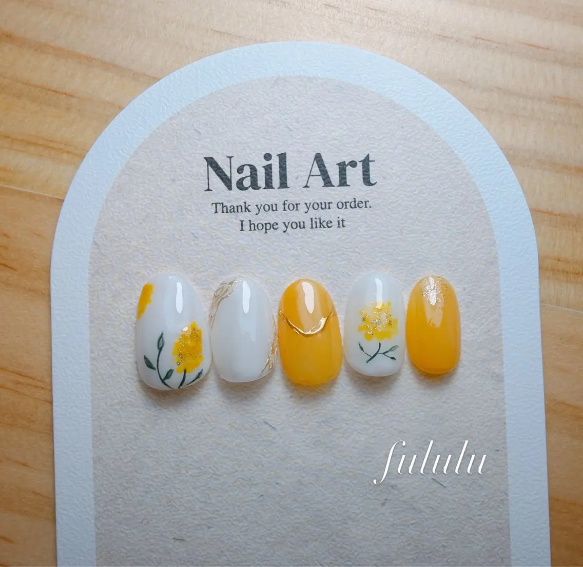 ネイル フラワーネイル ネイルチップ ブライダルネイル Fululu nailのネイルデザイン