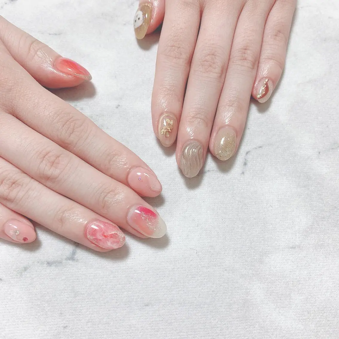 ネイル ニュアンスネイル Jeremy ♡ HARUKAのネイルデザイン