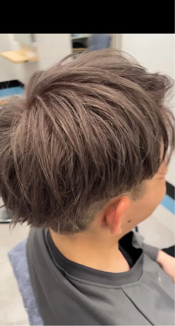 メンズ限定‼️ダブルカラー(ブリーチ+ワンカラー)の写真