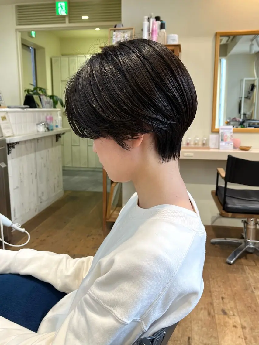 ショート ハンサムショート ショートヘア カット トリートメント SANA /レイヤー/ショートのヘアスタイル