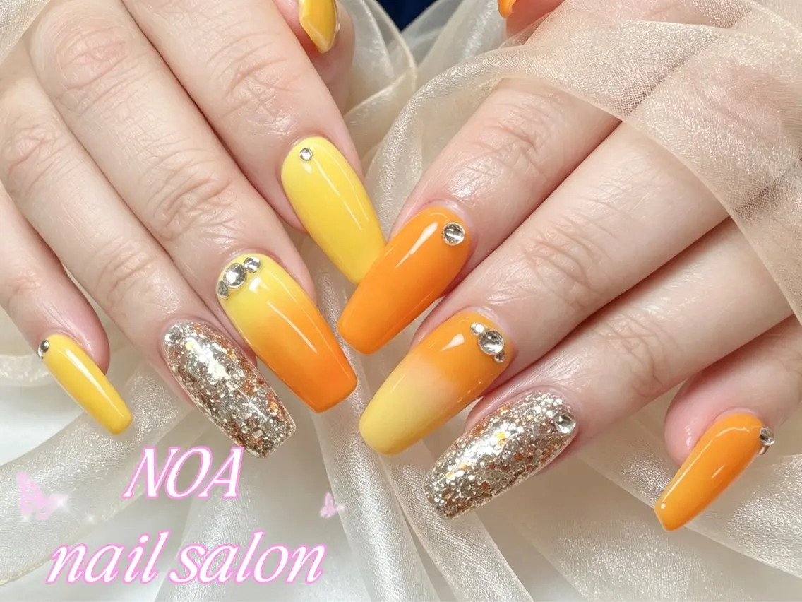 ロング ハンドネイル Noa Nail みつきのネイルデザイン
