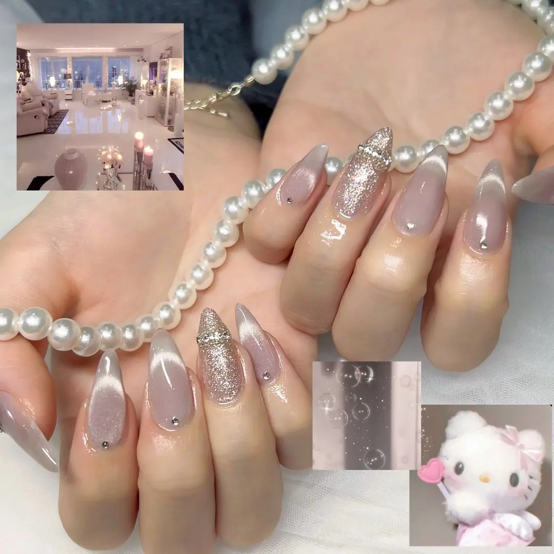 ネイル ハンドネイル 🪄mimi🎀 Midori🪽のネイルデザイン