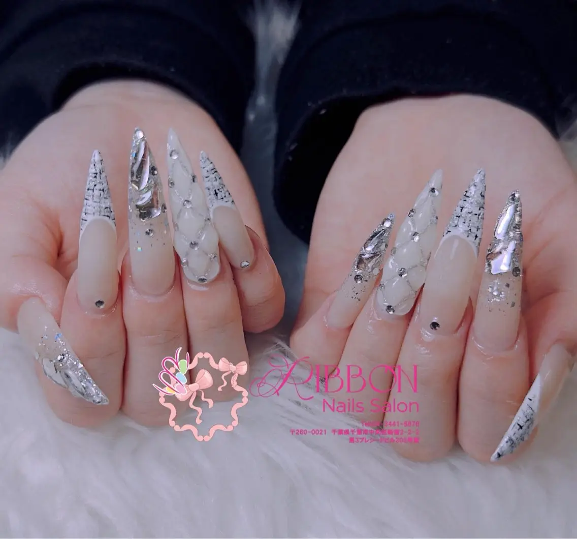 ネイル チークネイル フットネイル フレンチネイル グラデーション 韓国ネイル YUKI NAILのネイルデザイン