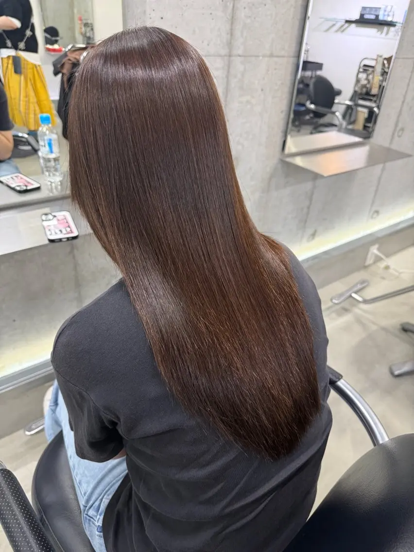 【🫧艶髪ケア付き🫧】ワンカラー➕2stepトリートメント🤍の写真
