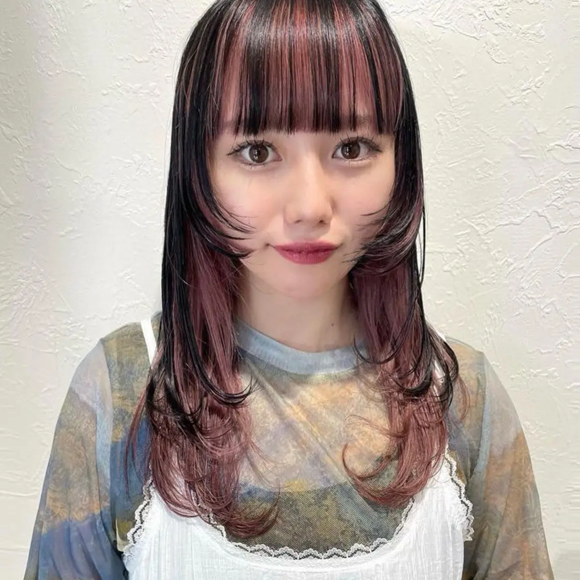 ロング カラー shiho .のヘアスタイル