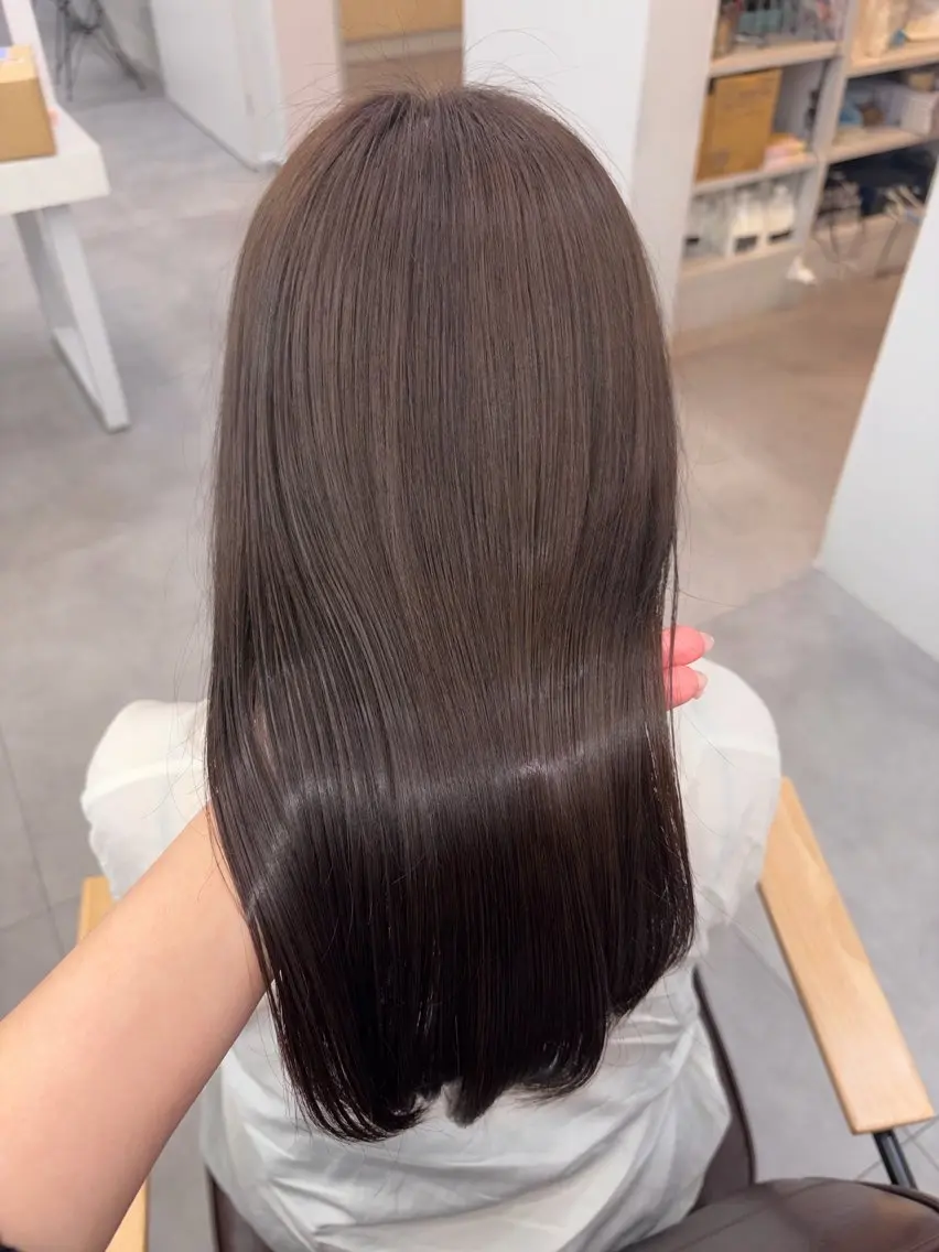 ロング トリートメント 🎀miyu🎀 カラー/縮毛矯正のヘアスタイル