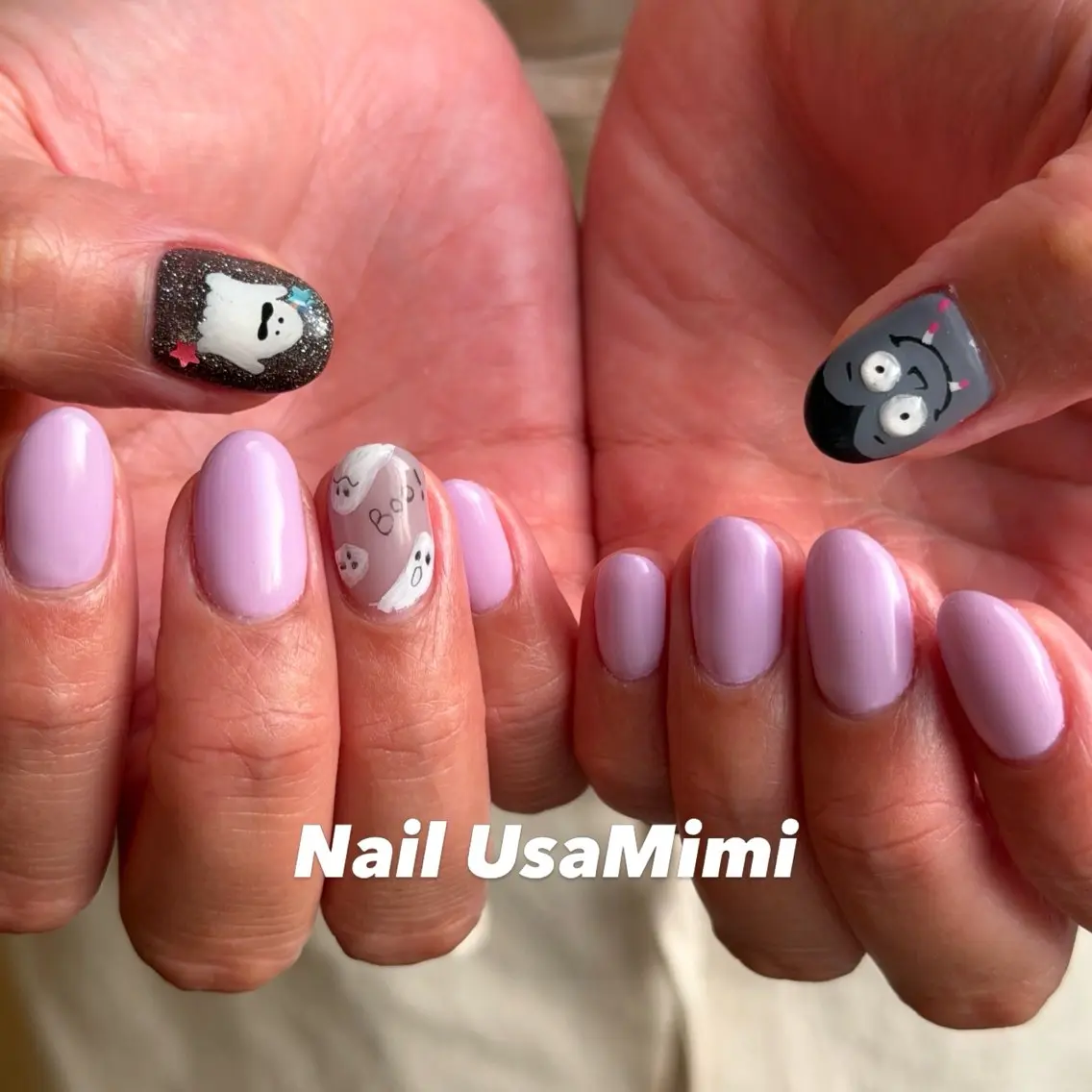 ネイル フットネイル ジェルネイル マグネットネイル 持ち込み ワンカラーネイル 本町ネイルNail UsaMimiのネイルデザイン