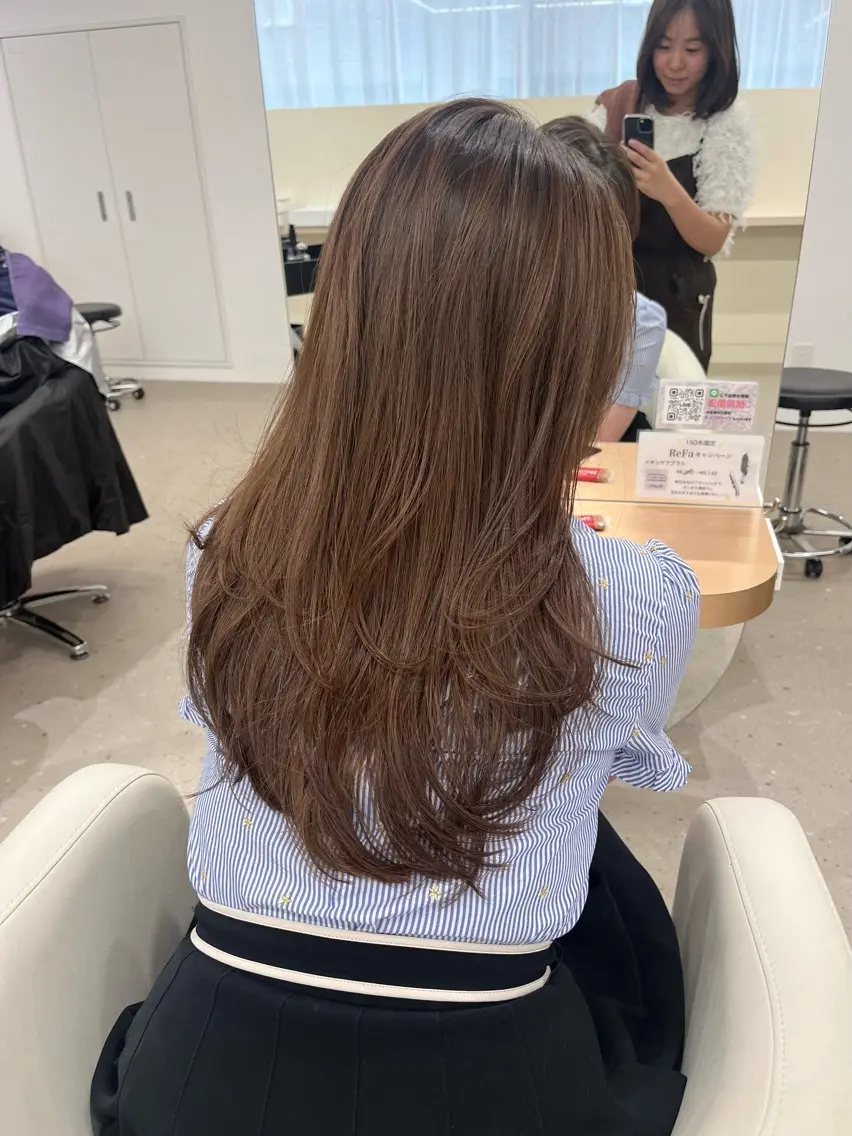 ロング 箱崎 凪沙のヘアスタイル