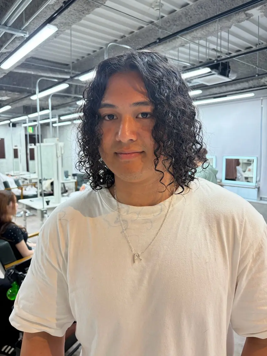 ミディアム パーマ メンズ limit🦄店長 髪質改善KOUHEIのヘアスタイル