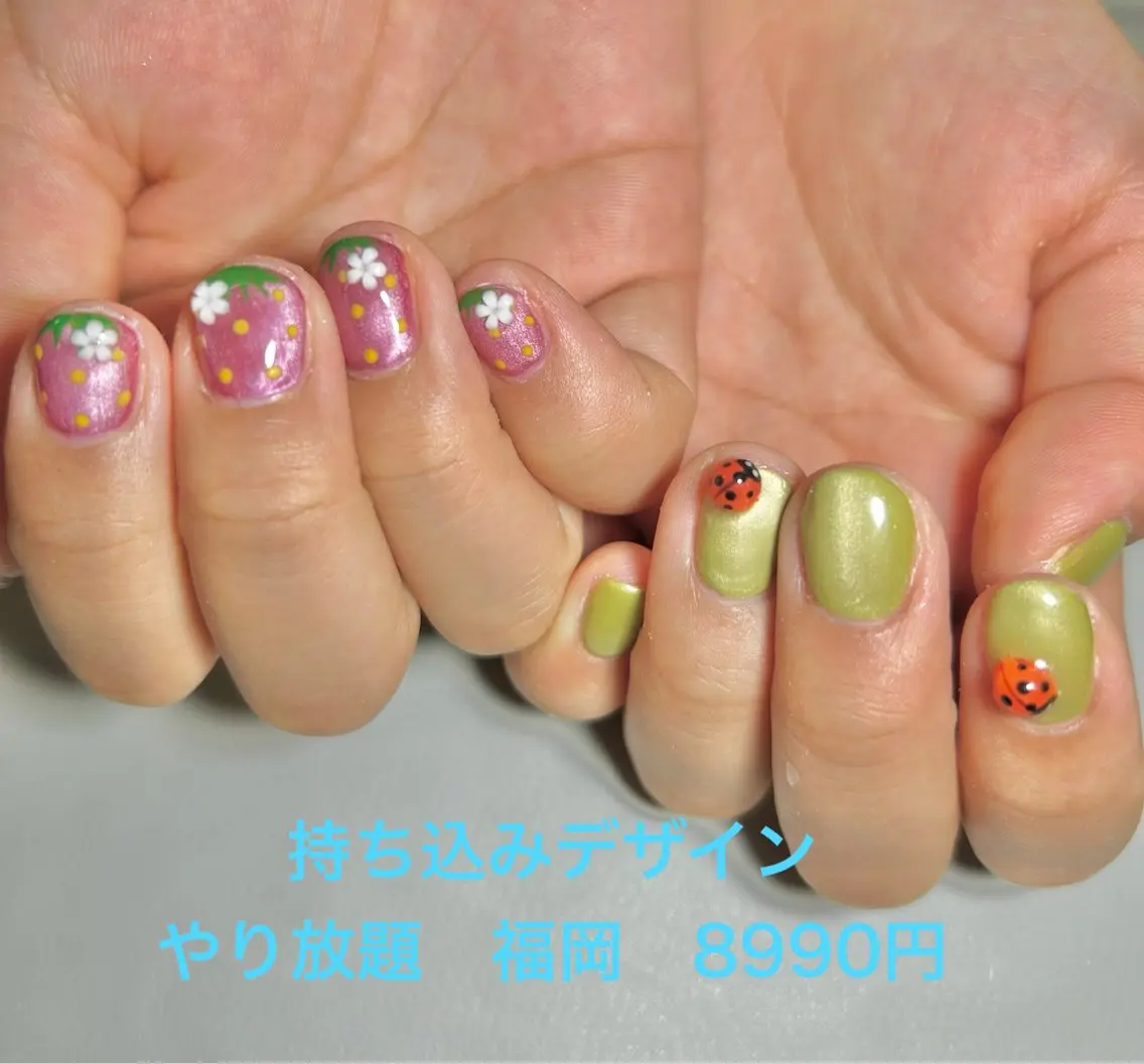 ネイル ショートネイル Liennail 持込デザインやり放題のネイルデザイン