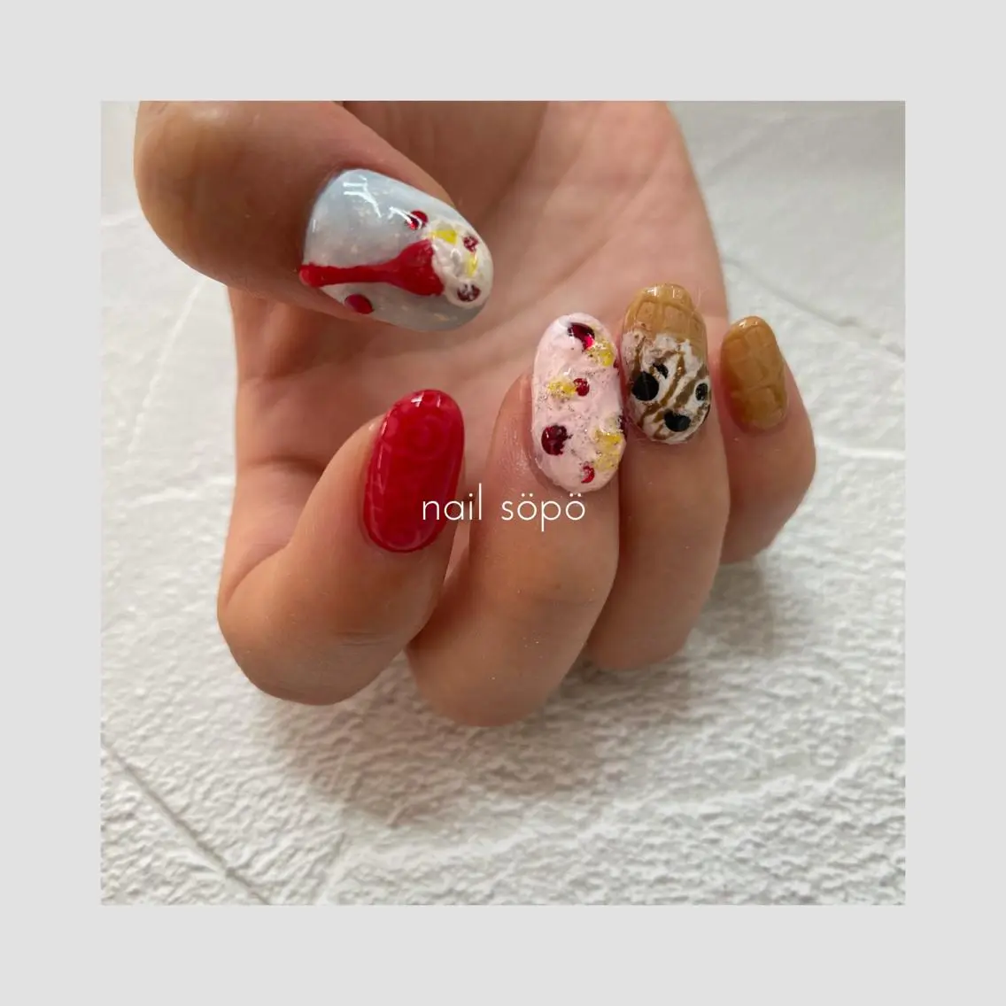 ネイル 自由が丘✳︎ nail söpöのネイルデザイン
