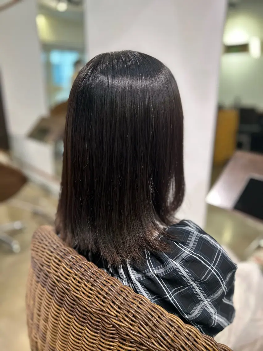 縮毛矯正 中台 まゆのヘアスタイル