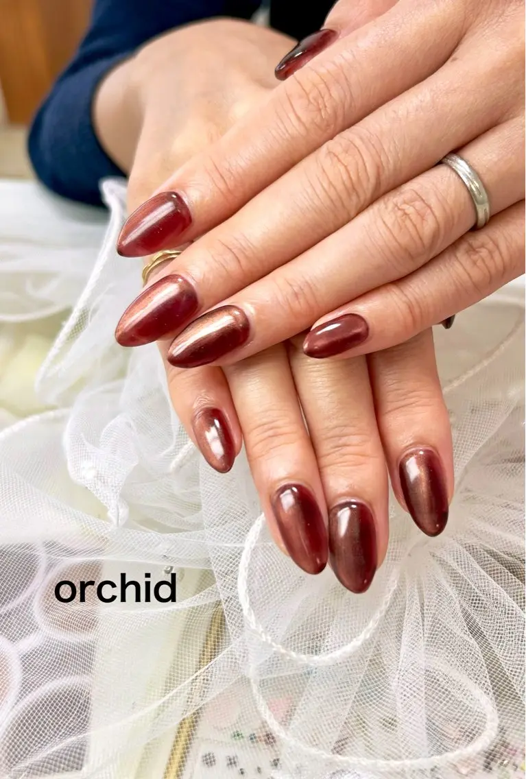 ネイル ハンドネイル フットネイル orchid ♡オーキッドのネイルデザイン
