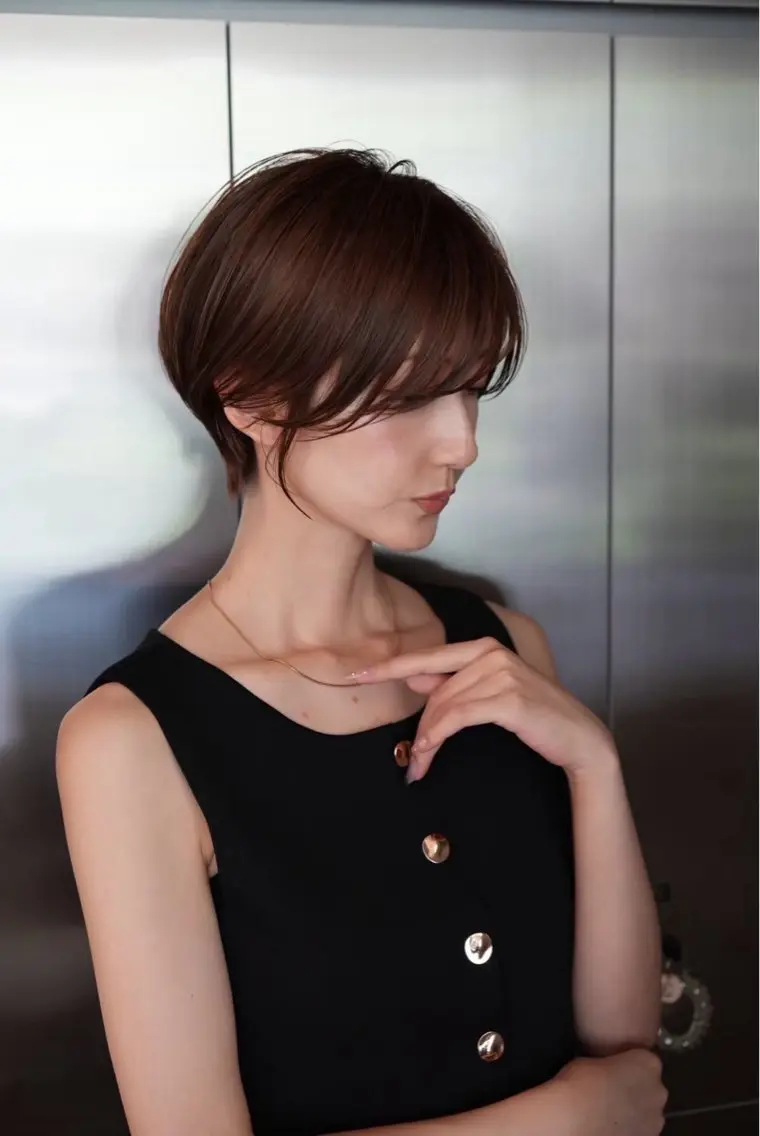 ショート カラー 加賀 千聖 /soigneのヘアスタイル