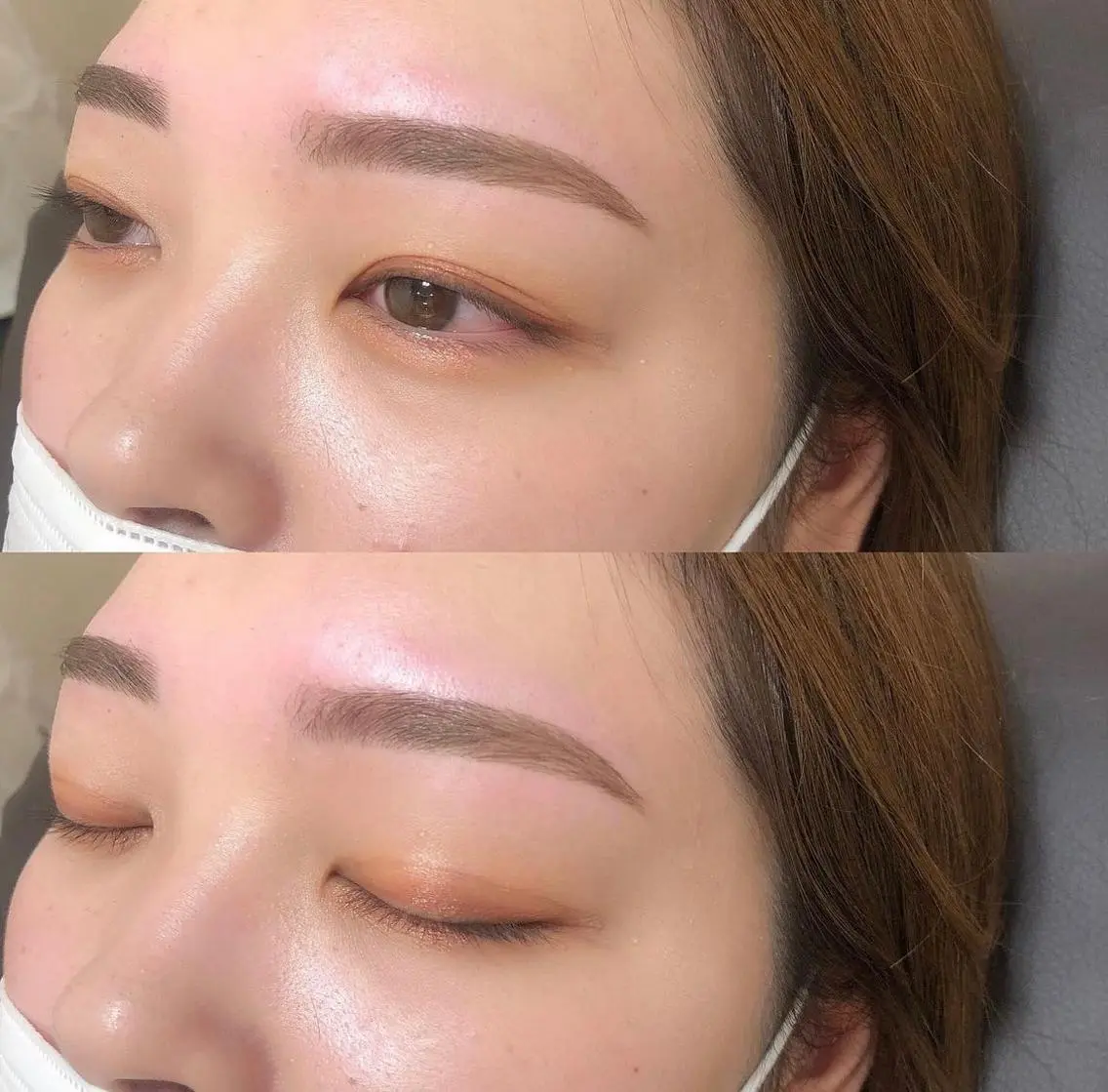 【新規】アイブロウWAX脱毛+フルフェイスWAX脱毛※眉を生やしてご来店下さい。の写真