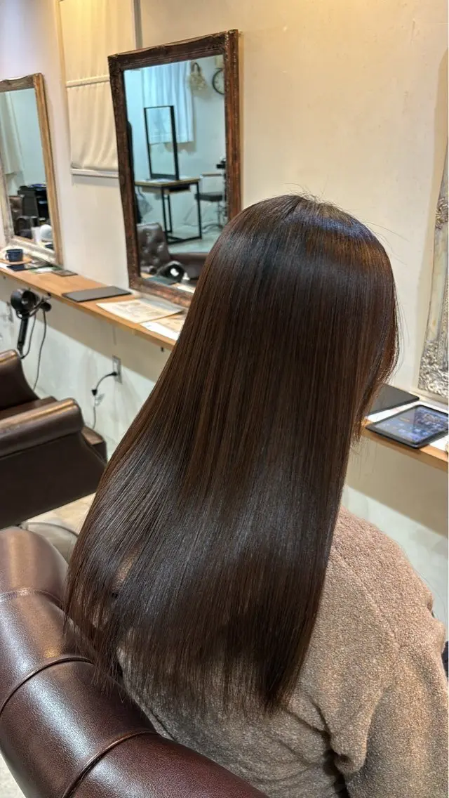 ロング 髪質改善 レイヤー×髪質改善 hinanoのヘアスタイル