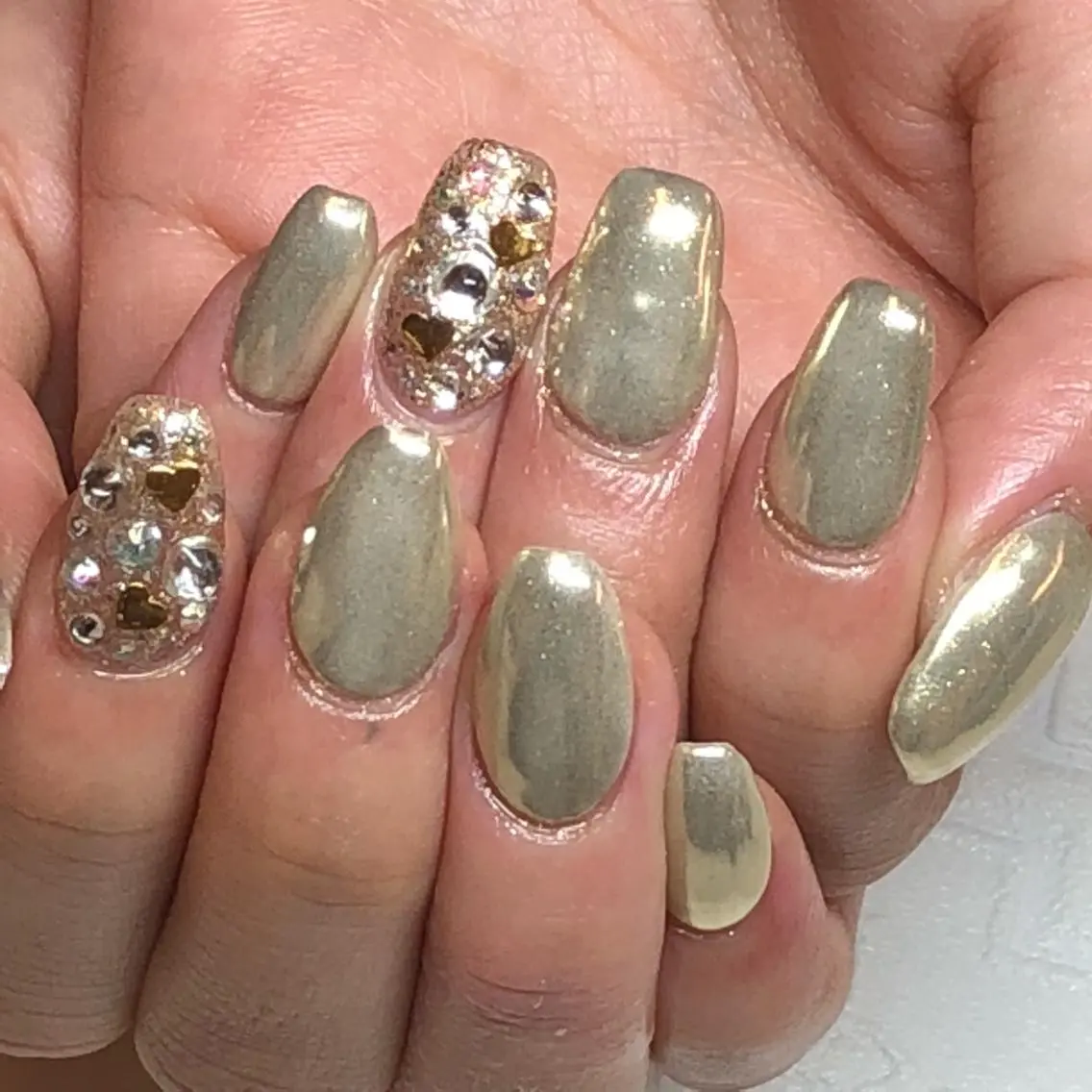 ネイル ミラーネイル スカルプネイル KIREIE NAILSのネイルデザイン